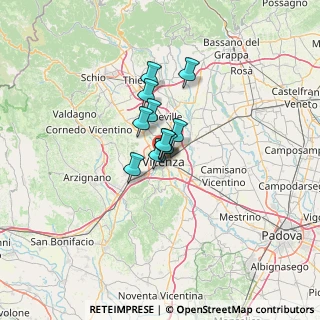 Mappa Contrà Mure Carmini, 36100 Vicenza VI, Italia (6.42)