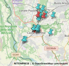 Mappa Via Sempione, 20022 Castano Primo MI, Italia (2.572)