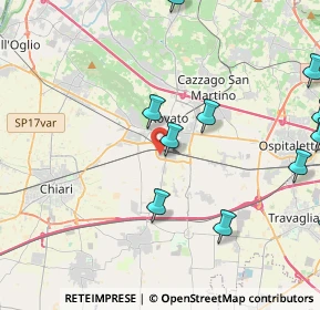 Mappa Via Traversa, 25038 Rovato BS, Italia (5.56167)
