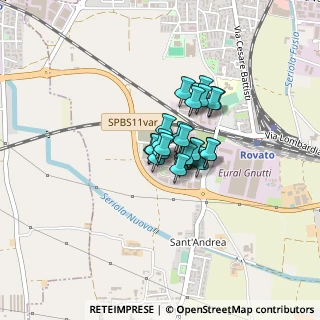 Mappa Via Traversa, 25038 Rovato BS, Italia (0.21923)