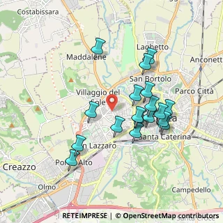 Mappa Via Battaglione Sette Comuni, 36100 Vicenza VI, Italia (1.65944)