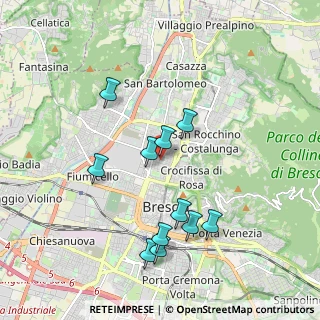 Mappa Via Gabriele Rossetti, 25128 Brescia BS, Italia (1.84909)