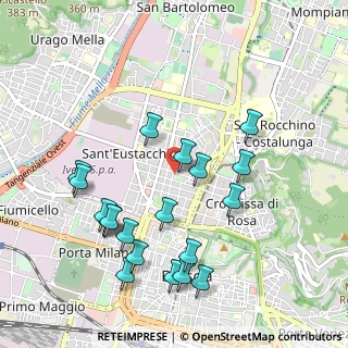 Mappa Via Gabriele Rossetti, 25128 Brescia BS, Italia (1.0585)