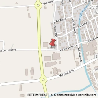 Mappa Via Cortenuova, 21, 24050 Cividate al Piano, Bergamo (Lombardia)