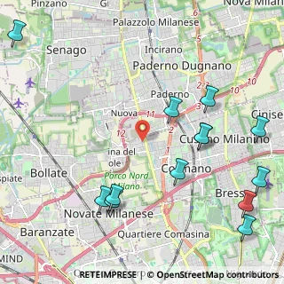 Mappa Via dell'Innovazione, 20032 Cormano MI, Italia (2.72846)