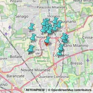 Mappa Via dell'Innovazione, 20032 Cormano MI, Italia (1.442)