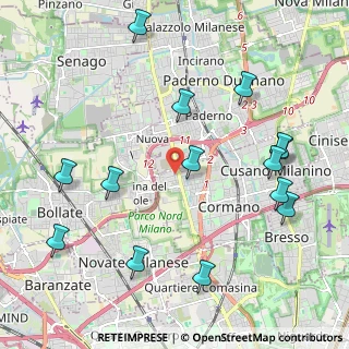 Mappa Via dell'Innovazione, 20032 Cormano MI, Italia (2.44714)