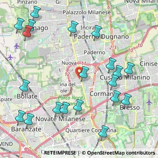 Mappa Via dell'Innovazione, 20032 Cormano MI, Italia (2.7505)