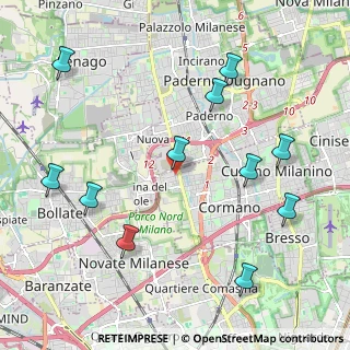 Mappa Via dell'Innovazione, 20032 Cormano MI, Italia (2.42364)