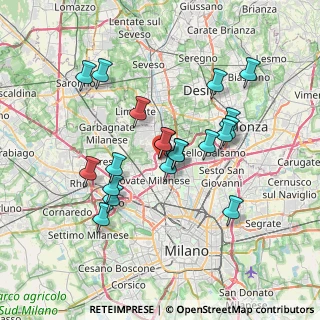 Mappa Via dell'Innovazione, 20032 Cormano MI, Italia (6.385)