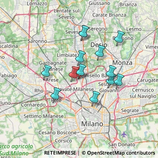 Mappa Via dell'Innovazione, 20032 Cormano MI, Italia (6.22231)