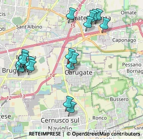 Mappa Via Italia, 20061 Carugate MI, Italia (2.259)