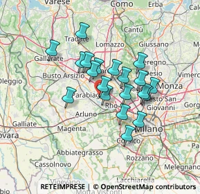 Mappa Via la Guardia, 20014 Nerviano MI, Italia (10.578)