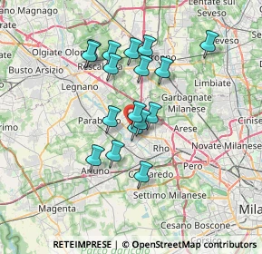 Mappa Via la Guardia, 20014 Nerviano MI, Italia (5.70706)