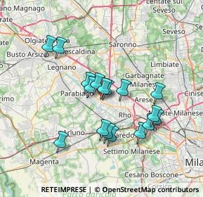 Mappa Via la Guardia, 20014 Nerviano MI, Italia (6.16706)