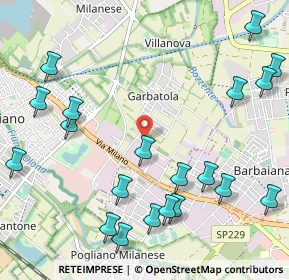 Mappa Via la Guardia, 20014 Nerviano MI, Italia (1.339)