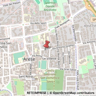 Mappa Via Alcide De Gasperi, 9, 20020 Arese, Milano (Lombardia)