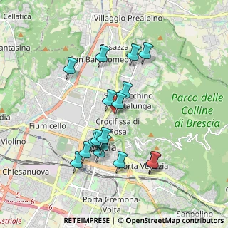 Mappa Via Santa Crocifissa di Rosa, 25128 Brescia BS, Italia (1.74353)