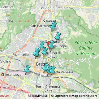Mappa Via Santa Crocifissa di Rosa, 25128 Brescia BS, Italia (1.53)
