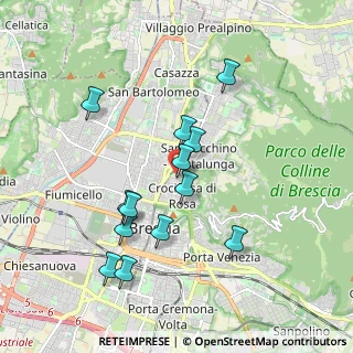Mappa Via Santa Crocifissa di Rosa, 25128 Brescia BS, Italia (1.76615)