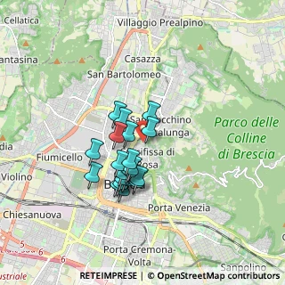 Mappa Via Santa Crocifissa di Rosa, 25128 Brescia BS, Italia (1.324)