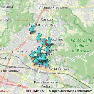 Mappa Via Santa Crocifissa di Rosa, 25128 Brescia BS, Italia (1.437)