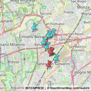 Mappa Via Ferraris, 20092 Cinisello Balsamo MI, Italia (1.09727)