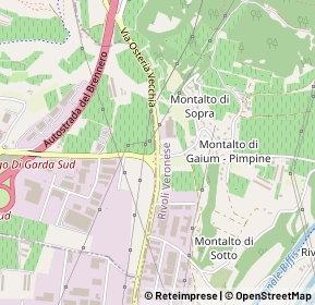 Mappa Strada provinciale 11, 37010 Rivoli Veronese VR, Italia (0.38846)