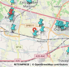 Mappa Via Albarelle, 25038 Rovato BS, Italia (2.7735)