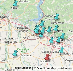 Mappa Via Albarelle, 25038 Rovato BS, Italia (14.73647)