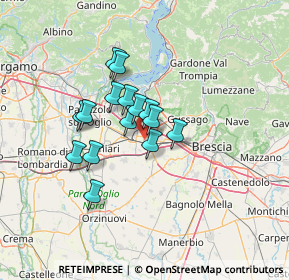 Mappa Via Albarelle, 25038 Rovato BS, Italia (9.70867)