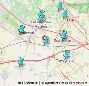 Mappa Via Albarelle, 25038 Rovato BS, Italia (4.10727)