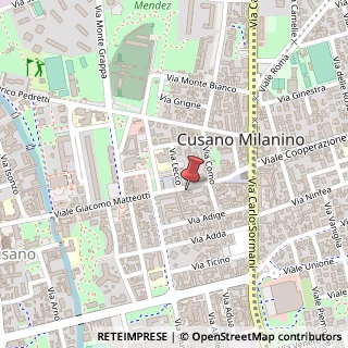 Mappa Viale Giacomo Matteotti, 17, 20095 Cusano Milanino, Milano (Lombardia)