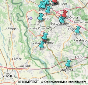 Mappa Via Sant'Antonio, 20022 Castano Primo MI, Italia (9.636)