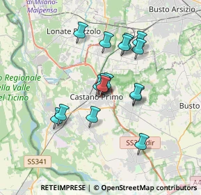Mappa Via Sant'Antonio, 20022 Castano Primo MI, Italia (2.83563)