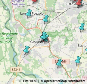 Mappa Via Sant'Antonio, 20022 Castano Primo MI, Italia (5.7715)