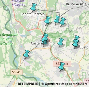 Mappa Via Sant'Antonio, 20022 Castano Primo MI, Italia (3.52308)