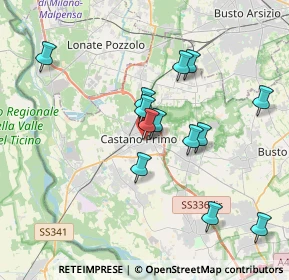 Mappa Via Sant'Antonio, 20022 Castano Primo MI, Italia (3.40462)