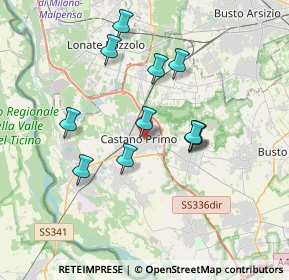 Mappa Via Sant'Antonio, 20022 Castano Primo MI, Italia (3.19364)