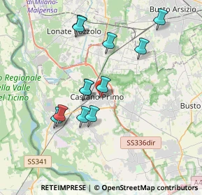 Mappa Via Sant'Antonio, 20022 Castano Primo MI, Italia (3.3875)