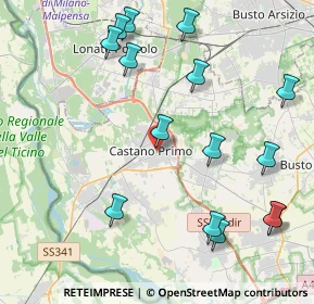 Mappa Via Sant'Antonio, 20022 Castano Primo MI, Italia (4.86933)