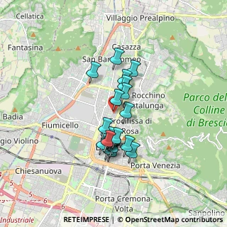Mappa Via Damiano Chiesa, 25128 Brescia BS, Italia (1.297)