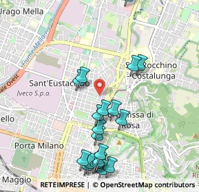 Mappa Via Damiano Chiesa, 25128 Brescia BS, Italia (1.118)