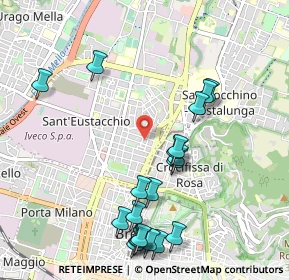 Mappa Via Damiano Chiesa, 25128 Brescia BS, Italia (1.138)