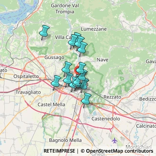 Mappa Via Damiano Chiesa, 25128 Brescia BS, Italia (4.57267)