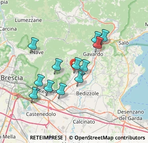 Mappa Traversa di Via Castello Sera, 25080 Nuvolento BS, Italia (6.16333)