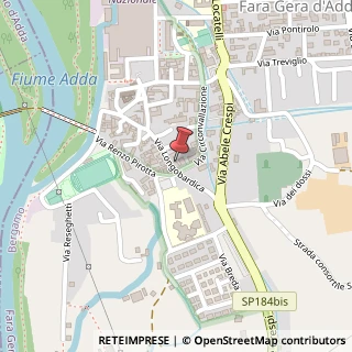 Mappa Via Longobardica, 22, 24045 Fara Gera d'Adda, Bergamo (Lombardia)