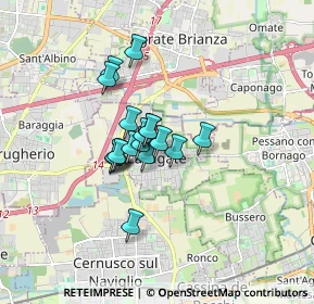 Mappa Via Piave, 20061 Carugate MI, Italia (1.06056)