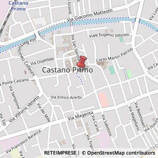 Mappa Piazza Giuseppe Mazzini, 18, 20022 Castano Primo, Milano (Lombardia)