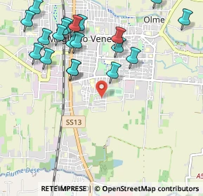 Mappa Via Giuseppe Ungaretti, 31021 Mogliano Veneto TV, Italia (1.2385)